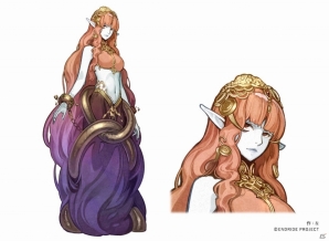 Android版「エンドライド-X fragments-」のオープンβテストがスタート！左氏の描くイラスト原画も公開の画像2
