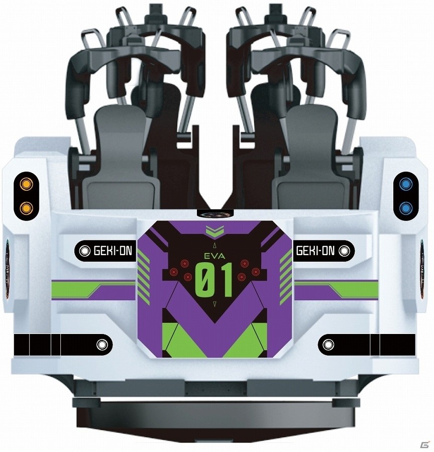音ゲーコースターに「エヴァライド」、登場！「EVANGELION×JOYPOLIS 