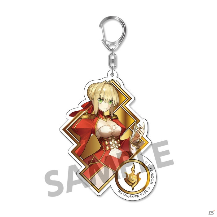 「Fate/EXTELLA」アクリルキーホルダー、手帳型スマートフォンケース、モバイルバッテリー、クリアファイルがホビーストックより発売―予約受付がスタートの画像1