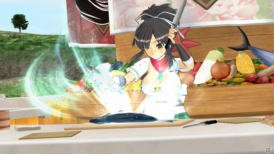 「デカ盛り 閃乱カグラ」がFull HDに！全破壊を超える女体盛りが解禁されたSteam版「Senran Kagura Bon Appetit！」が本日配信の画像2