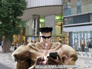 iOS/Android「モンスターストライク」渋谷・原宿に巨大戸愚呂（弟）像が出現！ぼたんがもらえる「モンスト戸愚呂化計画」が始動の画像5