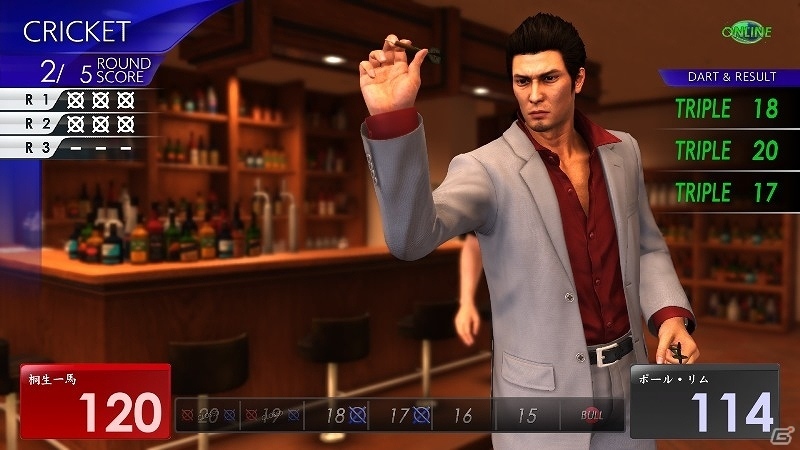 PS4「龍が如く6 命の詩。」ソフトダーツワールドチャンピオンのポール・リム氏の出演が決定！主人公・桐生一馬との対戦も実現の画像5