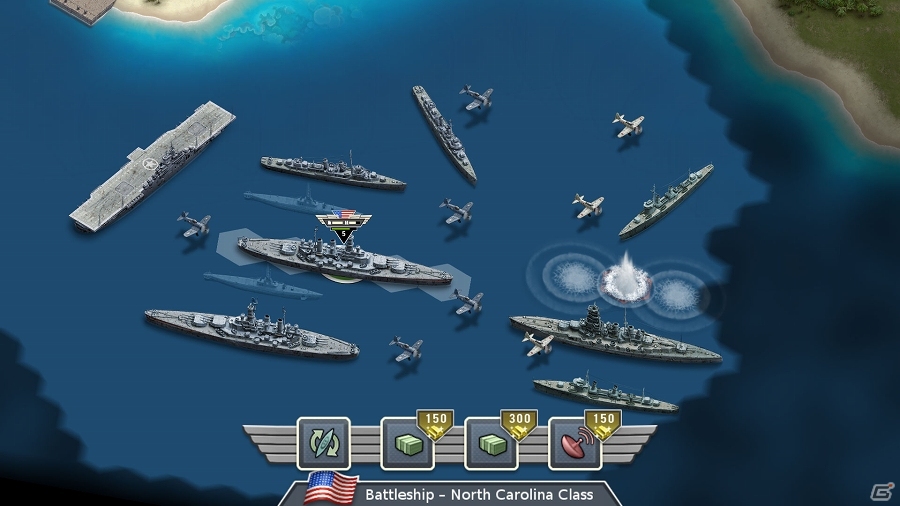 第二次世界大戦、太平洋の激戦を描いたAndroid「1942青の戦線～日本vsアメリカ～」が配信開始の画像5