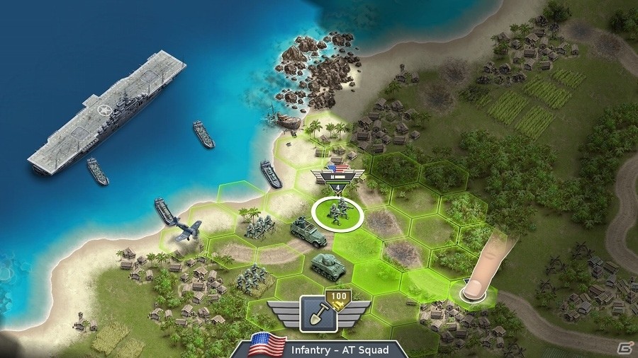 第二次世界大戦、太平洋の激戦を描いたAndroid「1942青の戦線～日本vsアメリカ～」が配信開始の画像6
