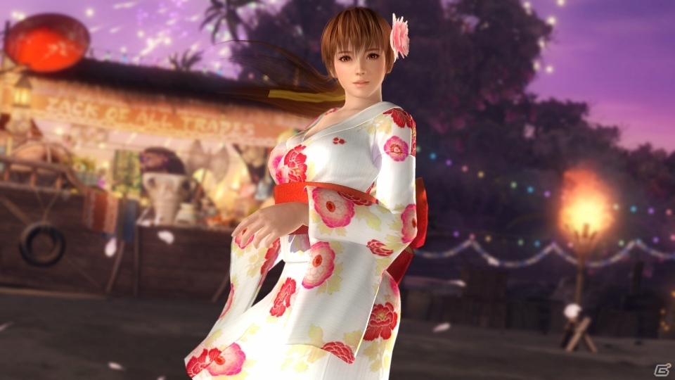 PS4/Xbox One/PC版「DEAD OR ALIVE 5 Last Round」花がらでアレンジされたハッピー浴衣コスチュームが配信開始！の画像1