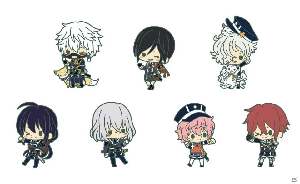 「ラバーストラップコレクション 刀剣乱舞-ONLINE- 粟田口　vol.2」が2017年3月に発売！の画像1