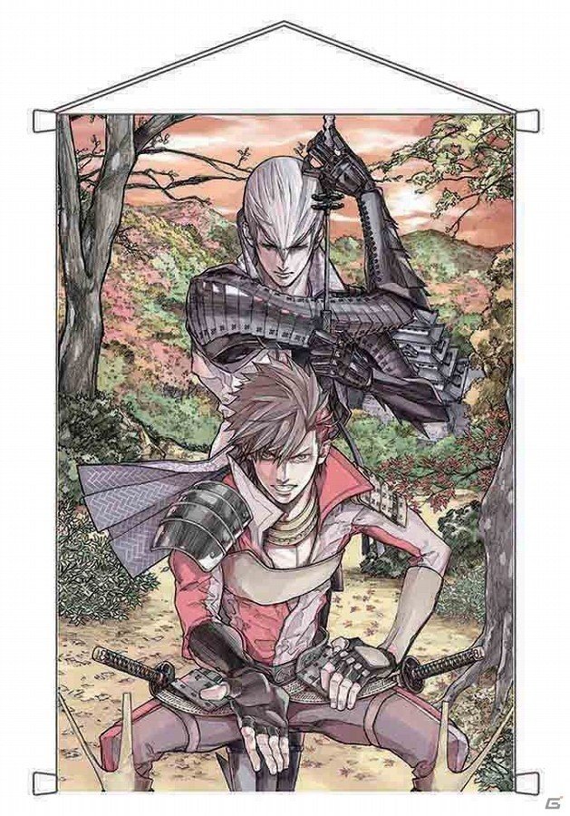 「戦国BASARA」吉原基貴氏の描き下ろしイラストを使用したB2タペストリーが発売決定！の画像2
