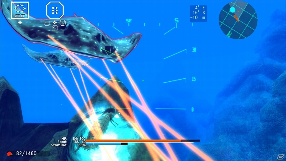 魚やカニが光線を放って戦うアクションシューティング「ACE OF SEAFOOD」Wii U版が11月30日に配信決定！の画像9