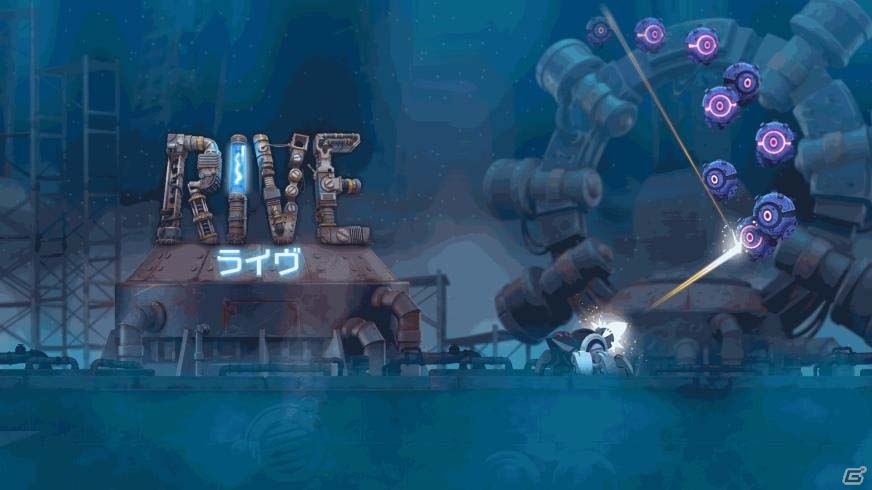 PS4「RIVE」が2017年1月下旬に配信！アドレナリン出まくりのノンストップ・シューティングゲームの画像1