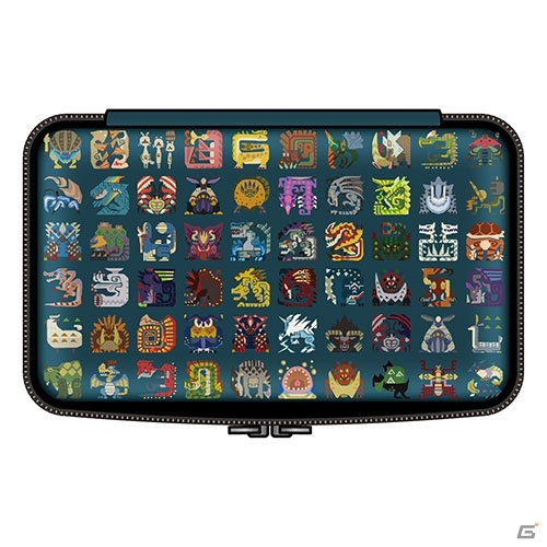 「モンスターハンターダブルクロス」モンスターのアイコンがデザインされたNewニンテンドー3DS LL用カバー＆ポーチがソフトと同時発売の画像3