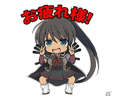 爆乳ハイパーバトル「閃乱カグラ」のLINEスタンプが配信開始！半蔵・月閃と紅蓮・蛇女の2種を用意の画像11