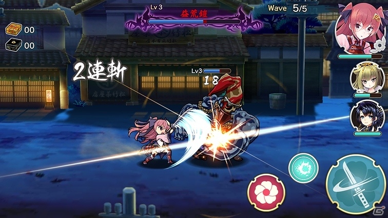 iOS/Android「天華百剣 -斬-」アクション、育成、アドベンチャー、3つのパートで構成されるゲームシステムが公開！の画像1