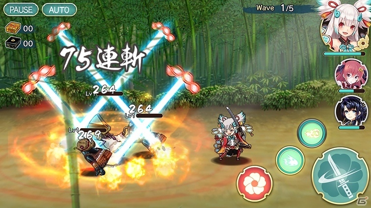 iOS/Android「天華百剣 -斬-」アクション、育成、アドベンチャー、3つのパートで構成されるゲームシステムが公開！の画像3
