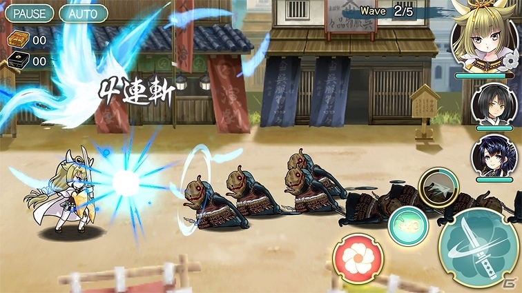 iOS/Android「天華百剣 -斬-」アクション、育成、アドベンチャー、3つのパートで構成されるゲームシステムが公開！の画像8