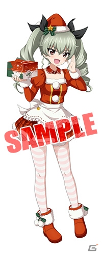 iOS/Android「ガールズ＆パンツァー 戦車道大作戦！」2016年のXmasイベントでは優花里、ミカなどがサンタ衣装で登場！の画像14