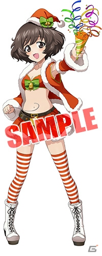 iOS/Android「ガールズ＆パンツァー 戦車道大作戦！」2016年のXmasイベントでは優花里、ミカなどがサンタ衣装で登場！の画像3