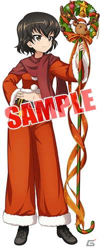 iOS/Android「ガールズ＆パンツァー 戦車道大作戦！」2016年のXmasイベントでは優花里、ミカなどがサンタ衣装で登場！の画像6