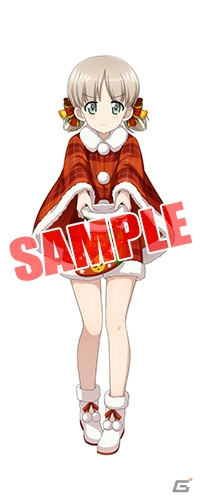 iOS/Android「ガールズ＆パンツァー 戦車道大作戦！」2016年のXmasイベントでは優花里、ミカなどがサンタ衣装で登場！の画像8