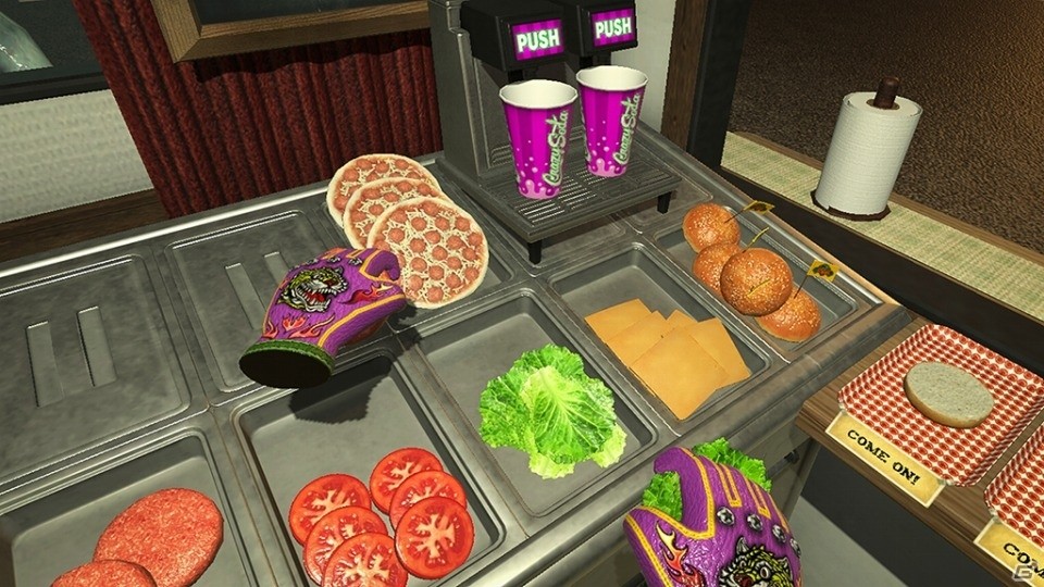腹ペコゾンビにデリシャスなバーガーを食らわせろ！VR対応PC向けアクション「Dead Hungry」が12月6日に配信開始の画像4
