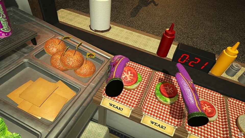 腹ペコゾンビにデリシャスなバーガーを食らわせろ！VR対応PC向けアクション「Dead Hungry」が12月6日に配信開始の画像5