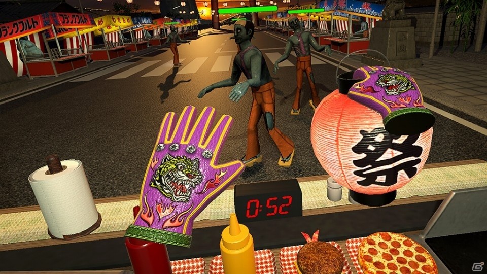 腹ペコゾンビにデリシャスなバーガーを食らわせろ！VR対応PC向けアクション「Dead Hungry」が12月6日に配信開始の画像9