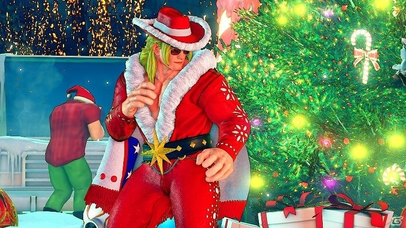 PS4/PC「ストリートファイターV」ケン、ザンギエフ、かりんら全6人のクリスマスコスチュームが12月21日に配信の画像2