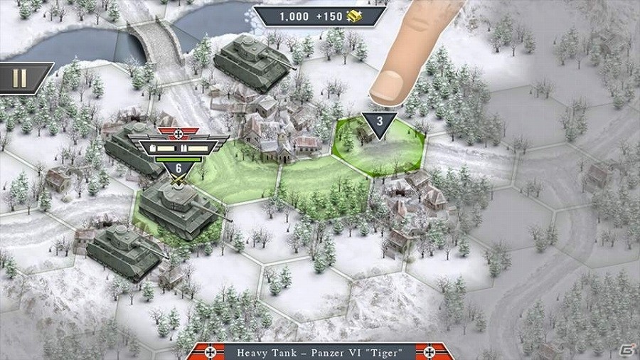 第二次大戦の独ソ戦を舞台にした戦略シミュレーションゲーム「1941白の戦線～ドイツvsソ連～」がAndroid向けに配信開始！の画像3