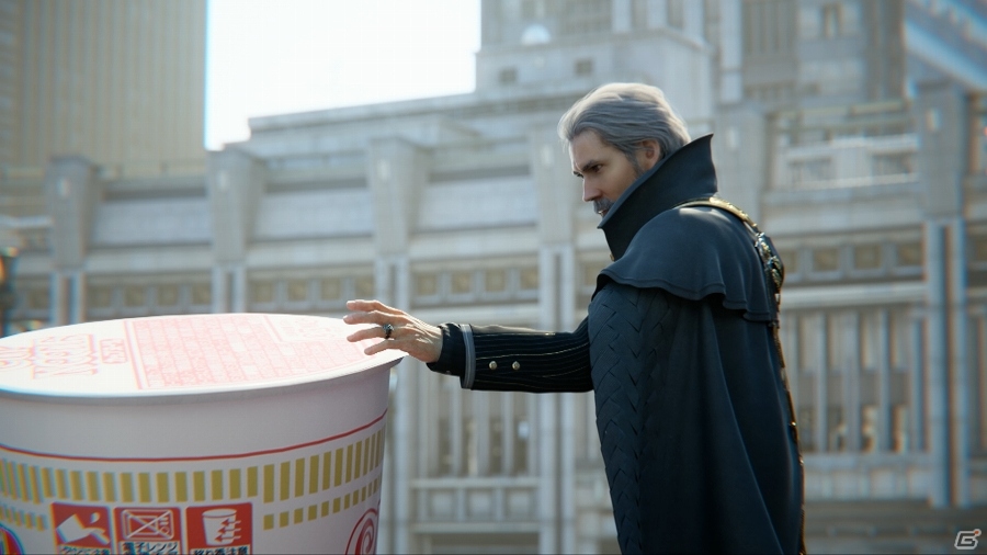 カップヌードルの海からリヴァイアサンが出現…？「ファイナルファンタジーXV」開発チームが手掛けた公式コラボCM「CUP NOODLE XV」が公開の画像12