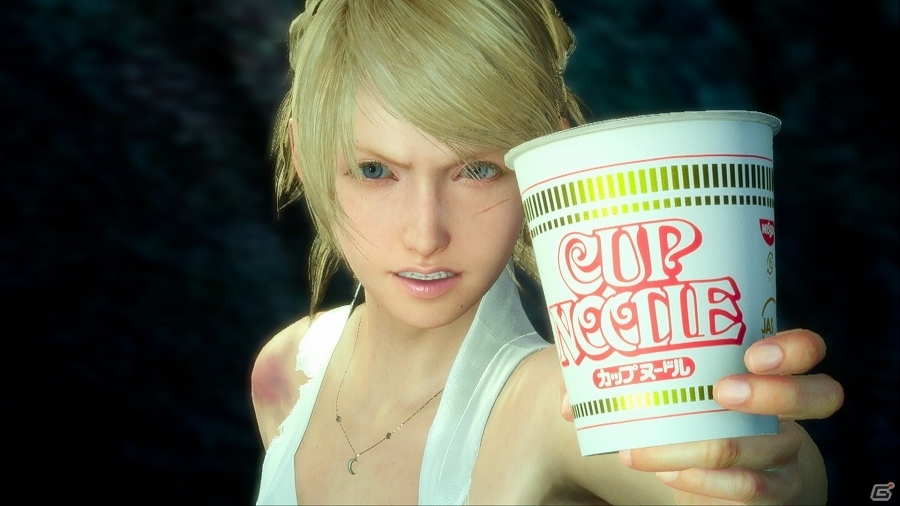 カップヌードルの海からリヴァイアサンが出現…？「ファイナルファンタジーXV」開発チームが手掛けた公式コラボCM「CUP NOODLE XV」が公開の画像7