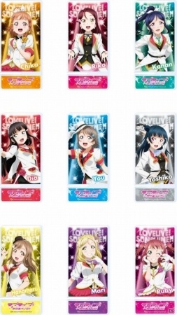 ラブライブ!サンシャイン!! MIRAI TICKET スリーブセット 非売品 MIRAI TICKET」衣装のAqoursグッズがラインナップされた「ラブ