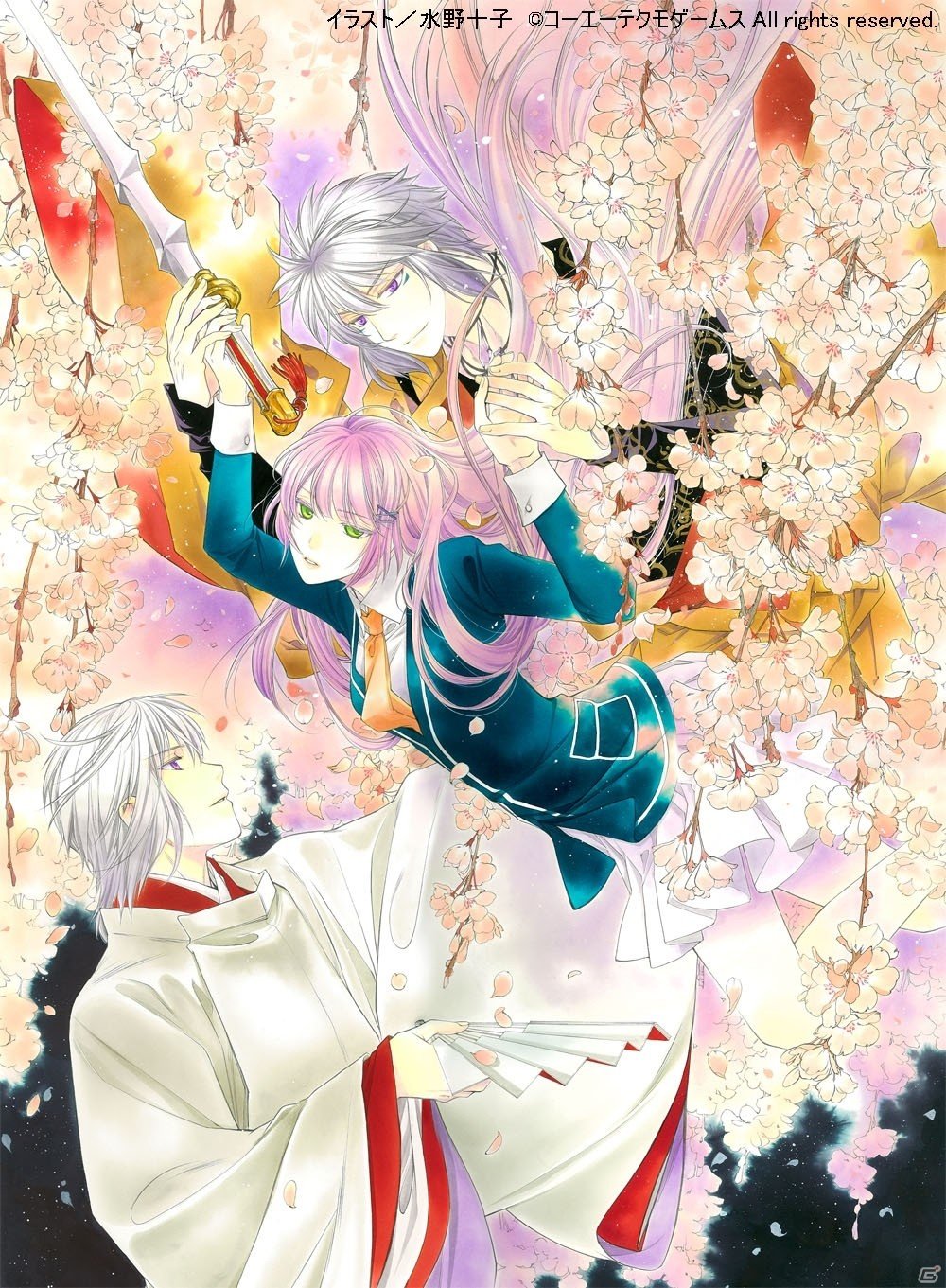 PS Vita「遙かなる時空の中で3 Ultimate」水野十子氏描き下ろしのパッケージイラストが公開！サンプルボイス追加リツイート企画も開始の画像1