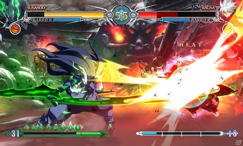 AC版「ブレイブルー セントラルフィクション」Es、マイ＝ナツメ、スサノオがプレイアブルキャラとして本日より参戦！の画像3