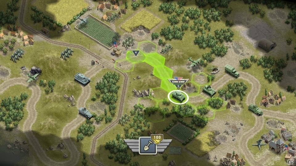 ノルマンディー上陸作戦を舞台にした本格戦略SLG「1944鋼の戦線～連合国vs枢軸国～」がAndroid向けに配信開始！の画像3