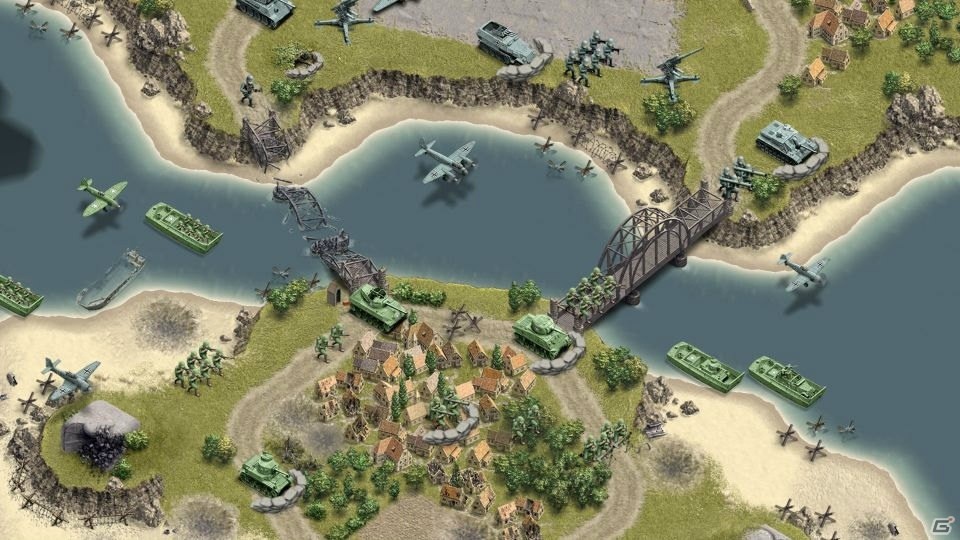ノルマンディー上陸作戦を舞台にした本格戦略SLG「1944鋼の戦線～連合国vs枢軸国～」がAndroid向けに配信開始！の画像4