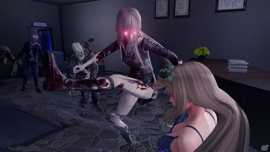 PS4「スクールガールゾンビハンター」学園の地下に広がる謎の施設…そして正体不明の男“レン”とは？使用済みの下着もデコイになることも判明の画像21