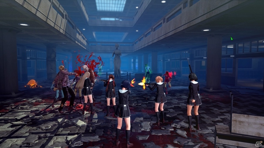 PS4「スクールガールゾンビハンター」学園の地下に広がる謎の施設…そして正体不明の男“レン”とは？使用済みの下着もデコイになることも判明の画像41