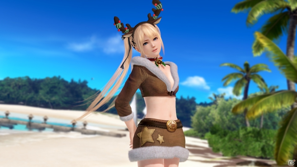 PS4/PS Vita「DEAD OR ALIVE Xtreme 3」クリスマス気分が味わえる新作水着第17弾「ビスケット」が配信開始の画像1