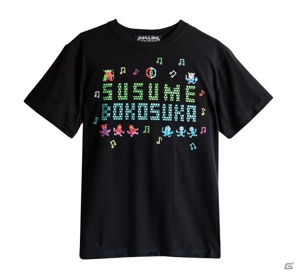 ドットデザインがかわいい「ボコスカウォーズII」Tシャツが販売開始の画像3