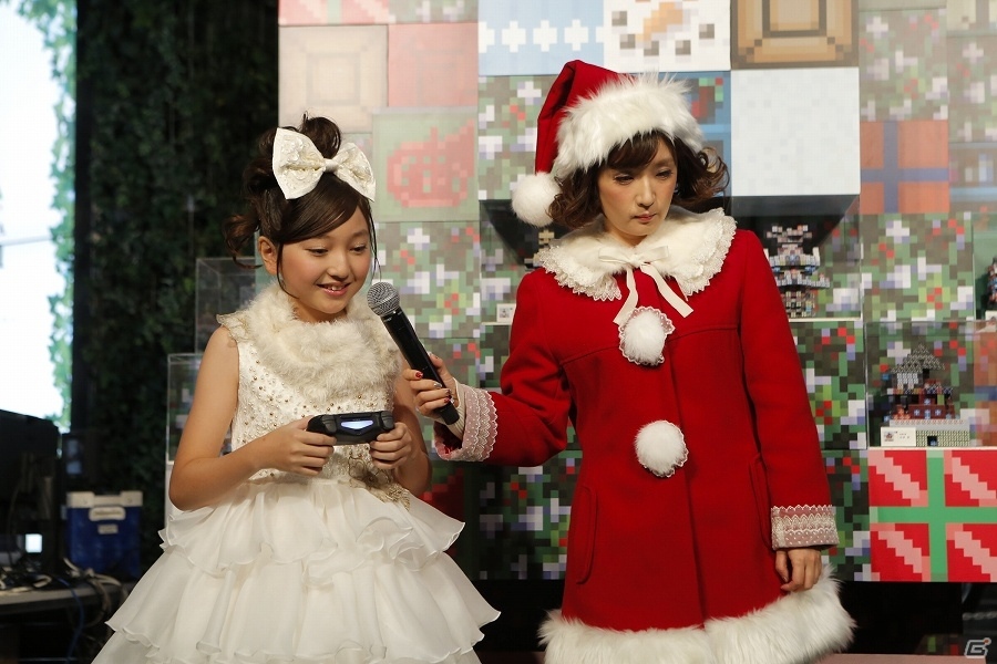 藤本敏史さん、千秋さん出演の「みんなの『マインクラフト』ツリー2016」点灯式開催オフィシャルレポートが到着の画像4
