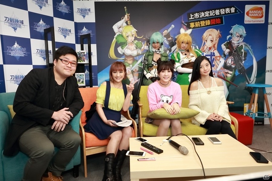 iOS/Android「ソードアート・オンライン メモリー・デフラグ」が台湾・香港でも配信決定！台北 西門町で行われた発表会＆生放送の様子を紹介の画像4