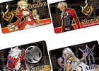 「Fate/EXTELLA」キャラクターと各陣営の紋章をあしらったモバイルバッテリー、ICカードステッカー、パスケースが登場！