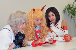 Gamer編集部に秋葉原自警団を設置！？ベル、真白、朱羽が編集部を訪れた「AKIBA'S TRIP Festa！」キャラバンレポートの画像14
