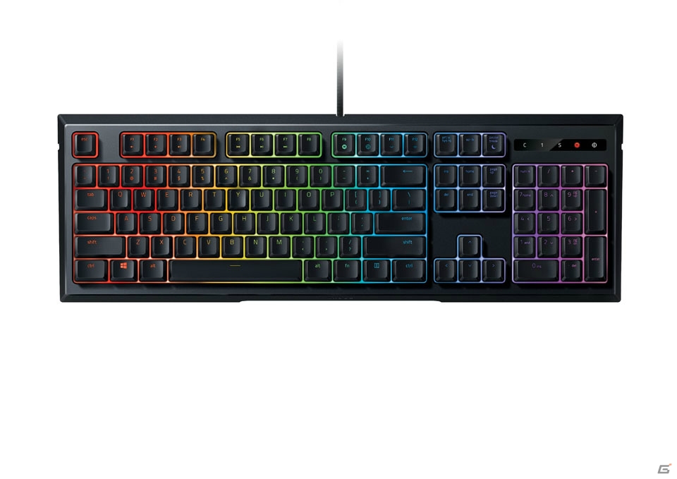 “Razerメカ・メンブレンテクノロジー”を搭載したゲーミングキーボード2機種「Razer Ornata」「Razer Ornata Chroma」が発売の画像9