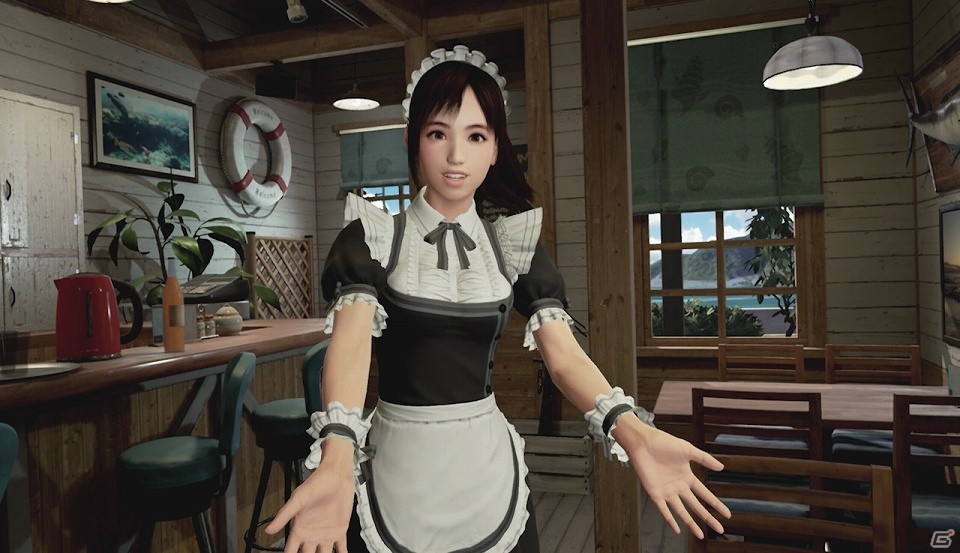 PS VR「サマーレッスン：宮本ひかり」エクストラシーン 喫茶店編が配信開始！追加衣装として“メイド服”が利用可能にの画像12