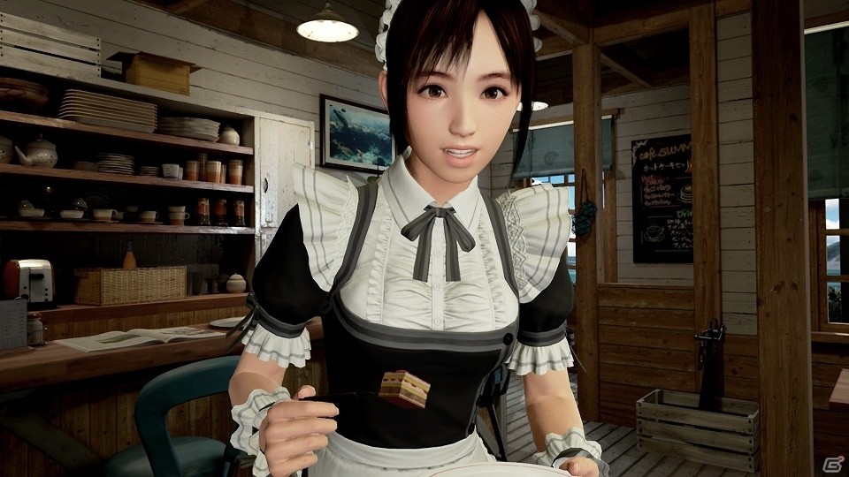 PS VR「サマーレッスン：宮本ひかり」エクストラシーン 喫茶店編が配信開始！追加衣装として“メイド服”が利用可能にの画像2