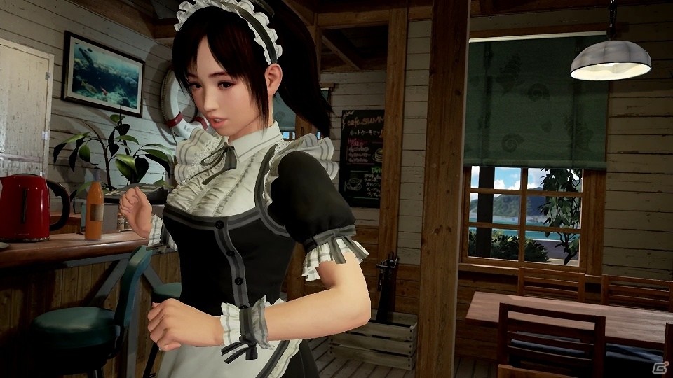 PS VR「サマーレッスン：宮本ひかり」エクストラシーン 喫茶店編が配信開始！追加衣装として“メイド服”が利用可能にの画像4