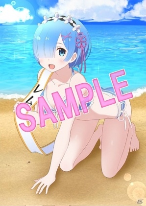 「Re:ゼロから始める異世界生活 -DEATH OR KISS-」店舗特典の描き下ろしイラストが公開！早期購入特典で手に入る水着コスチューム姿もの画像2