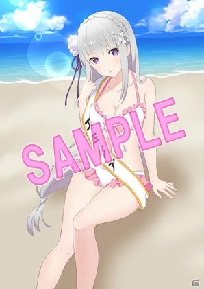 「Re:ゼロから始める異世界生活 -DEATH OR KISS-」店舗特典の描き下ろしイラストが公開！早期購入特典で手に入る水着コスチューム姿もの画像5