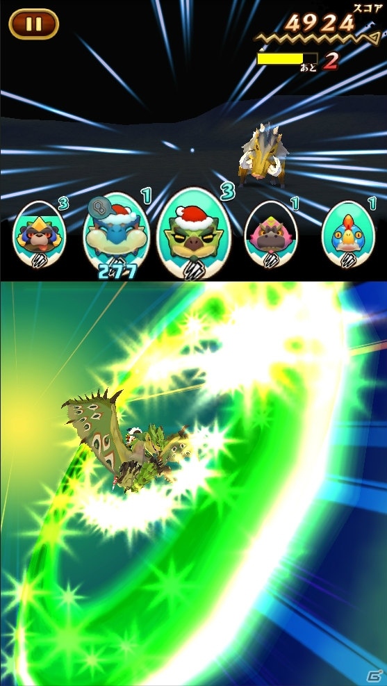iOS/Android「オトモンドロップ モンスターハンター ストーリーズ」協力プレイ「みんなで冒険」が登場！クリスマスイベントも実施の画像10