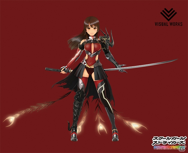 「スクールガールストライカーズ」美山椿芽 特製バトルスーツ「アルファルド」のグッズやドリンクがスクウェア・エニックス カフェに登場！の画像1